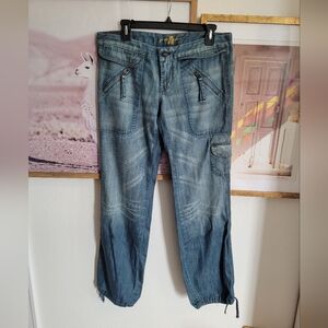 7 FOR ALL MANKIND JEANS LOW RISE SIZE 30